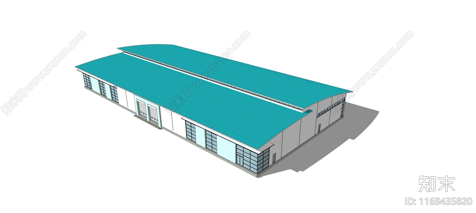 现代厂房SU模型下载【ID:1169435820】