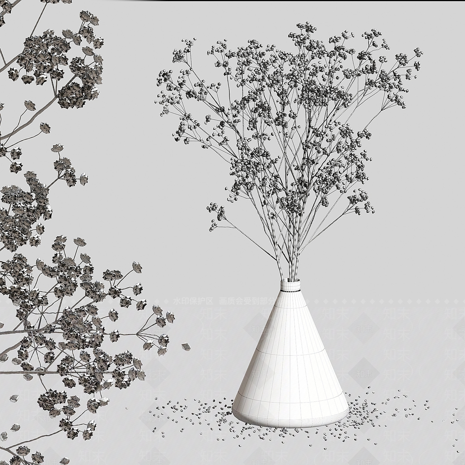 花艺3D模型下载【ID:1169440069】