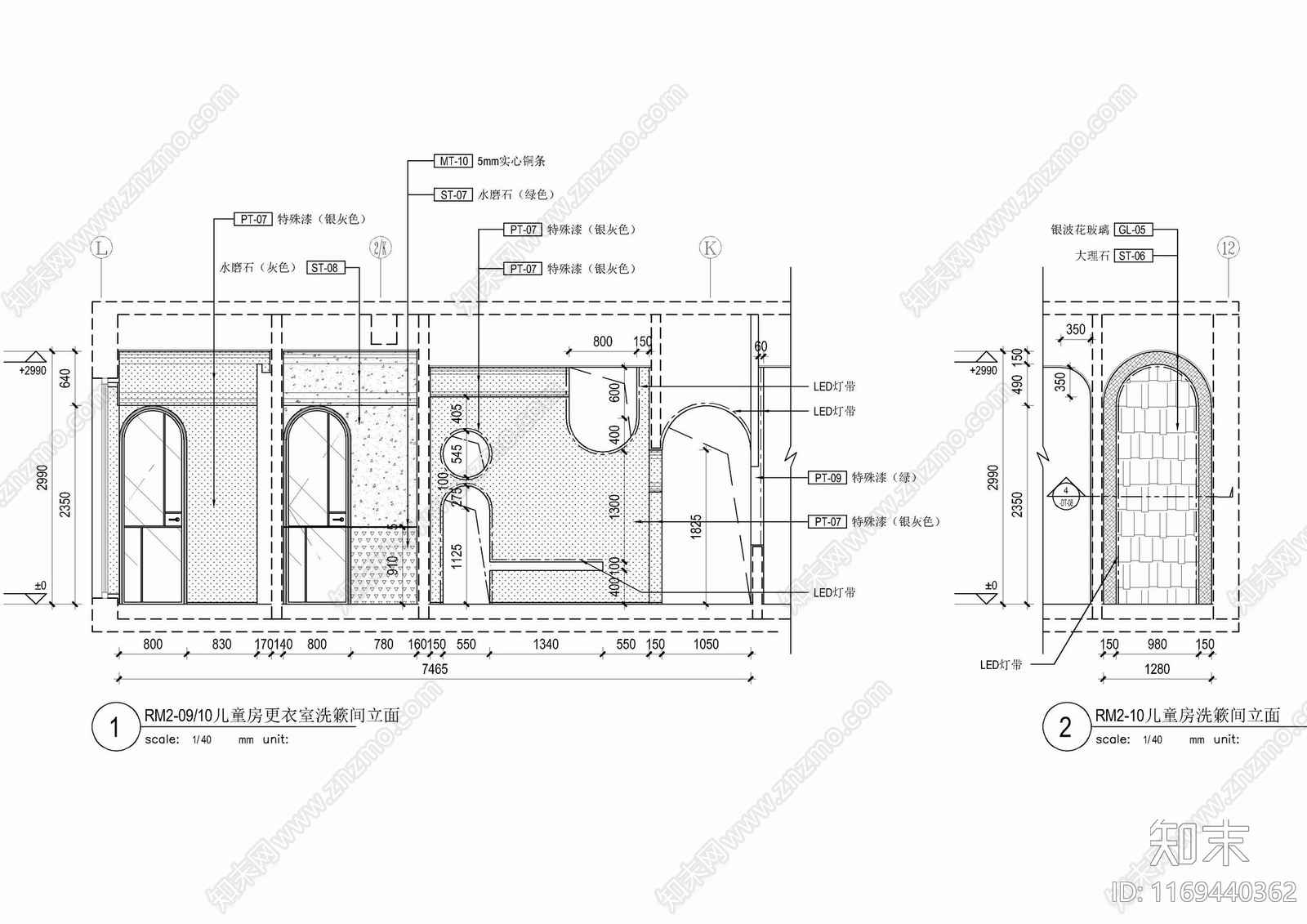 现代儿童房施工图下载【ID:1169440362】