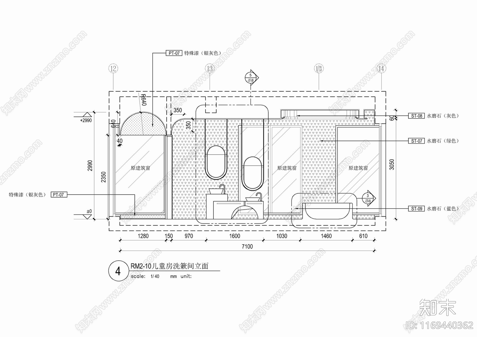 现代儿童房施工图下载【ID:1169440362】