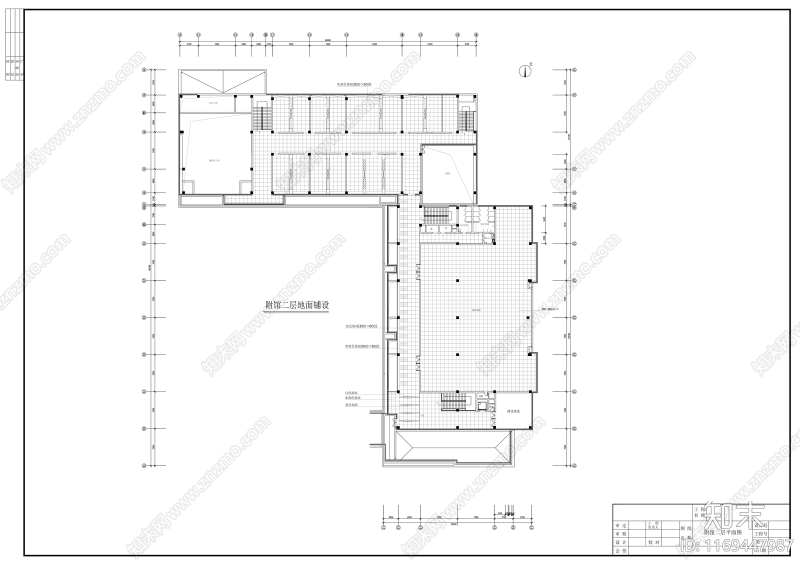 现代博物馆cad施工图下载【ID:1169447987】