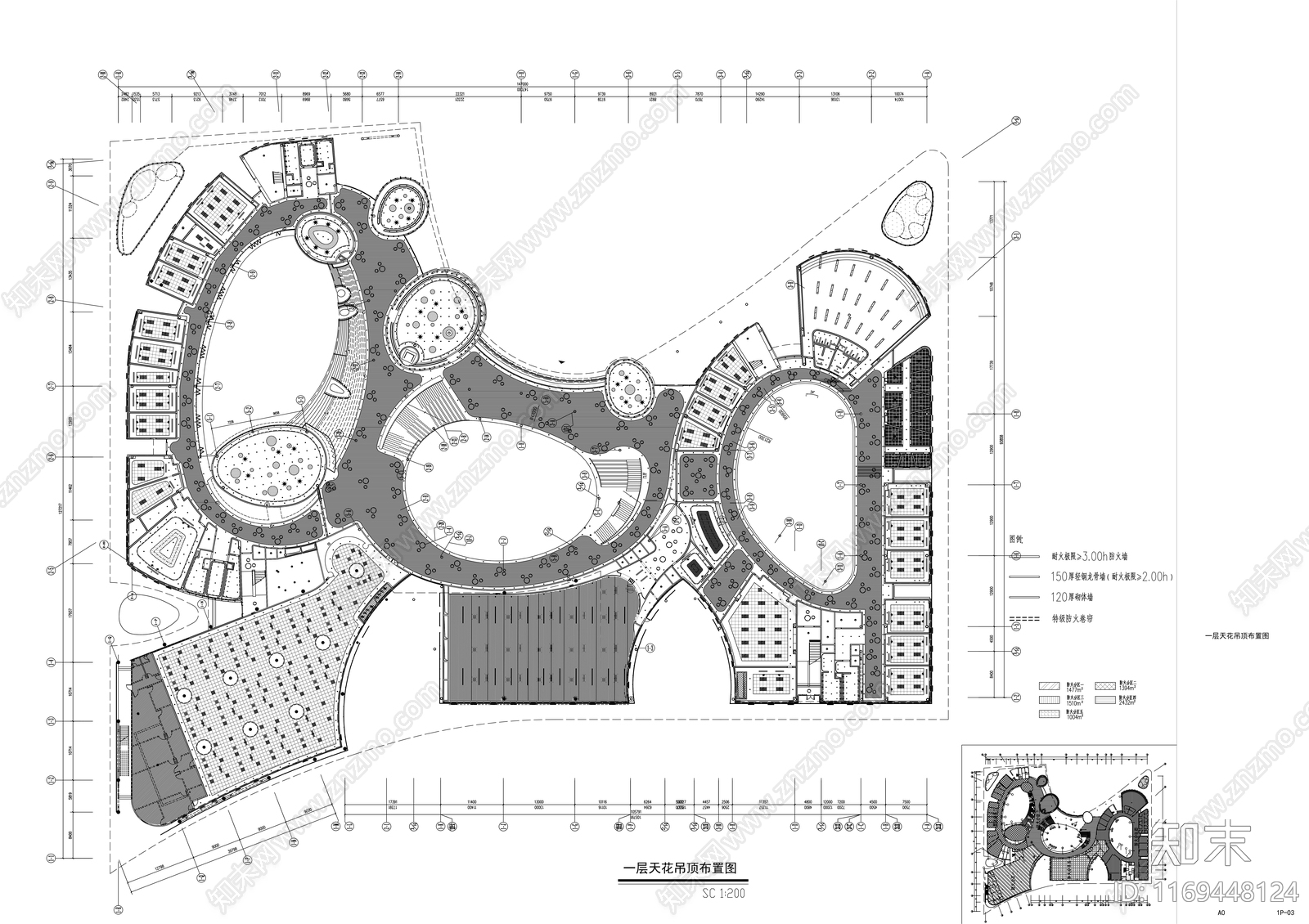 现代学校cad施工图下载【ID:1169448124】