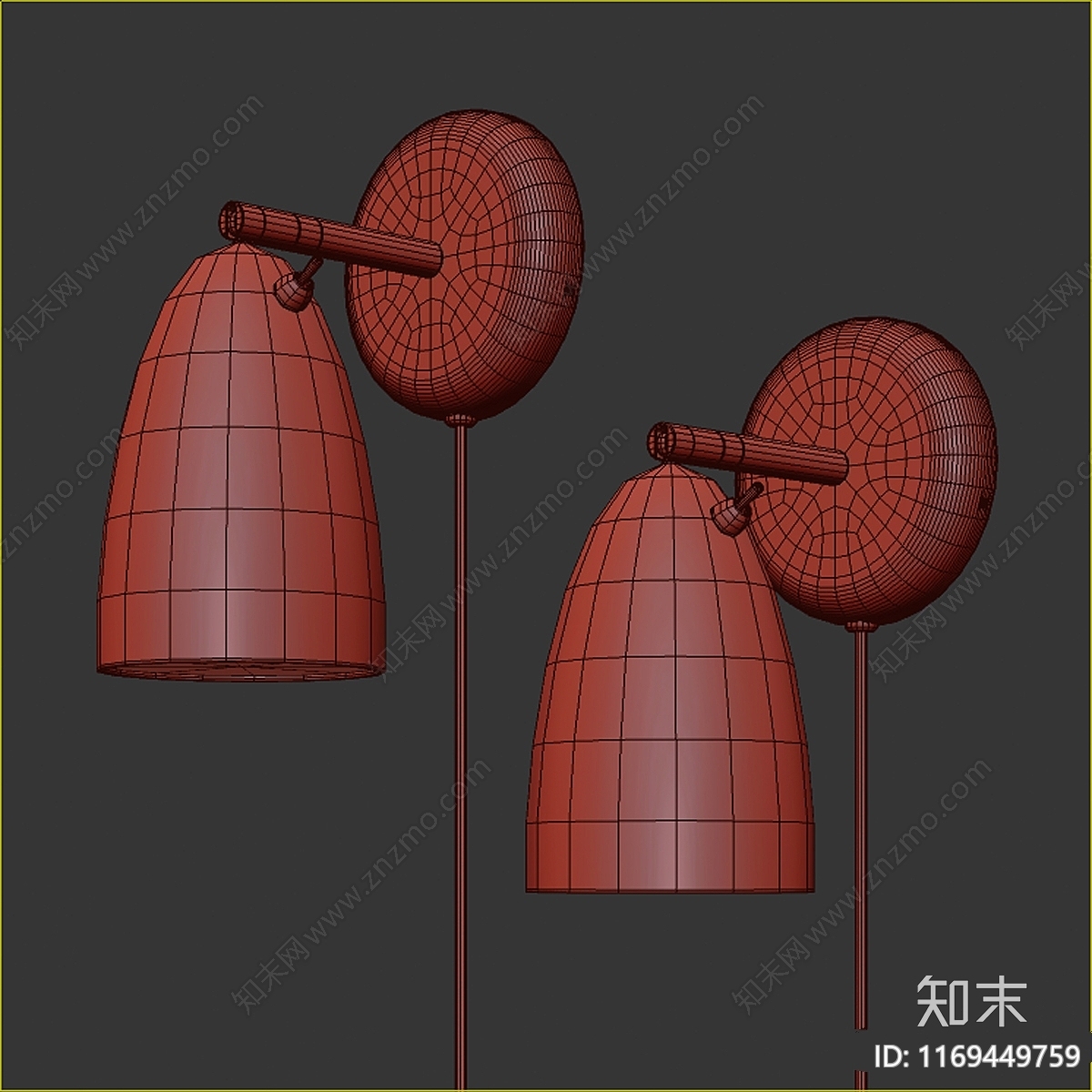 壁灯3D模型下载【ID:1169449759】