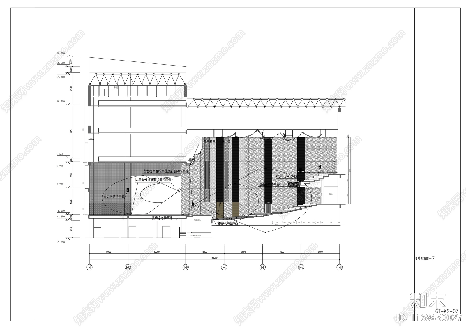 现代办公室cad施工图下载【ID:1169450027】