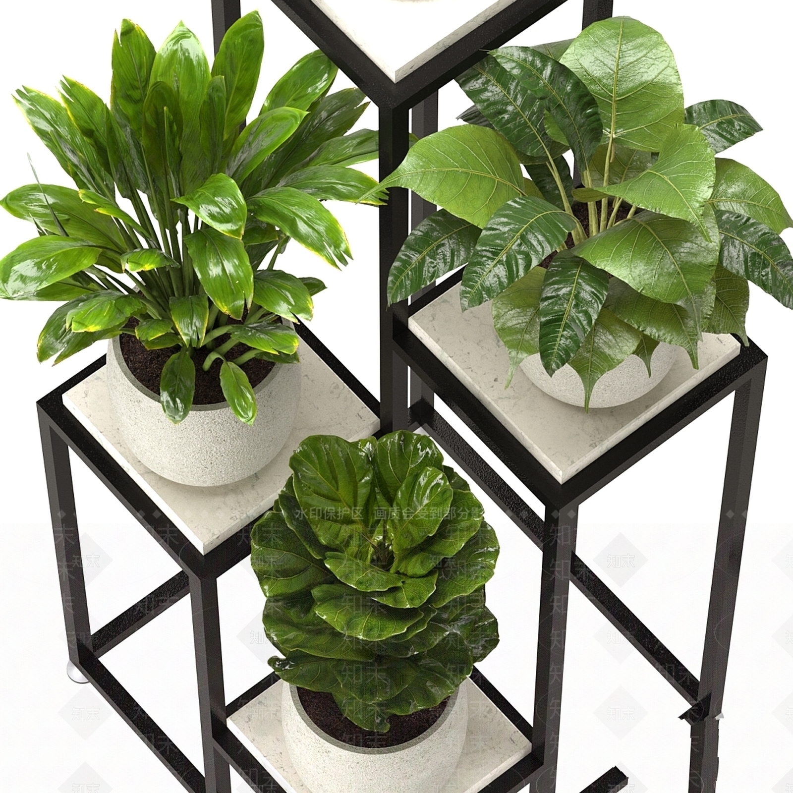 盆栽3D模型下载【ID:1169457216】