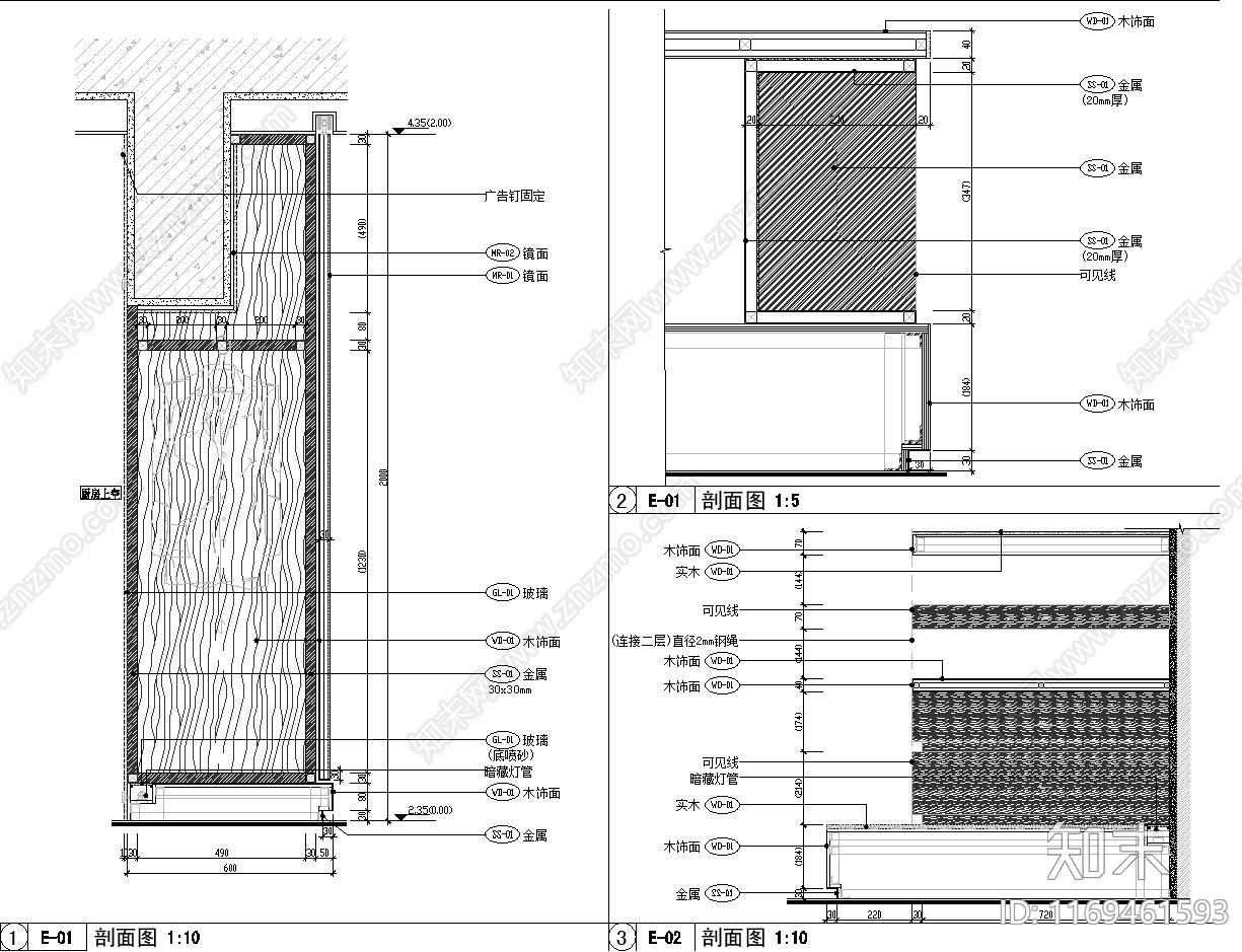 现代公寓cad施工图下载【ID:1169461593】