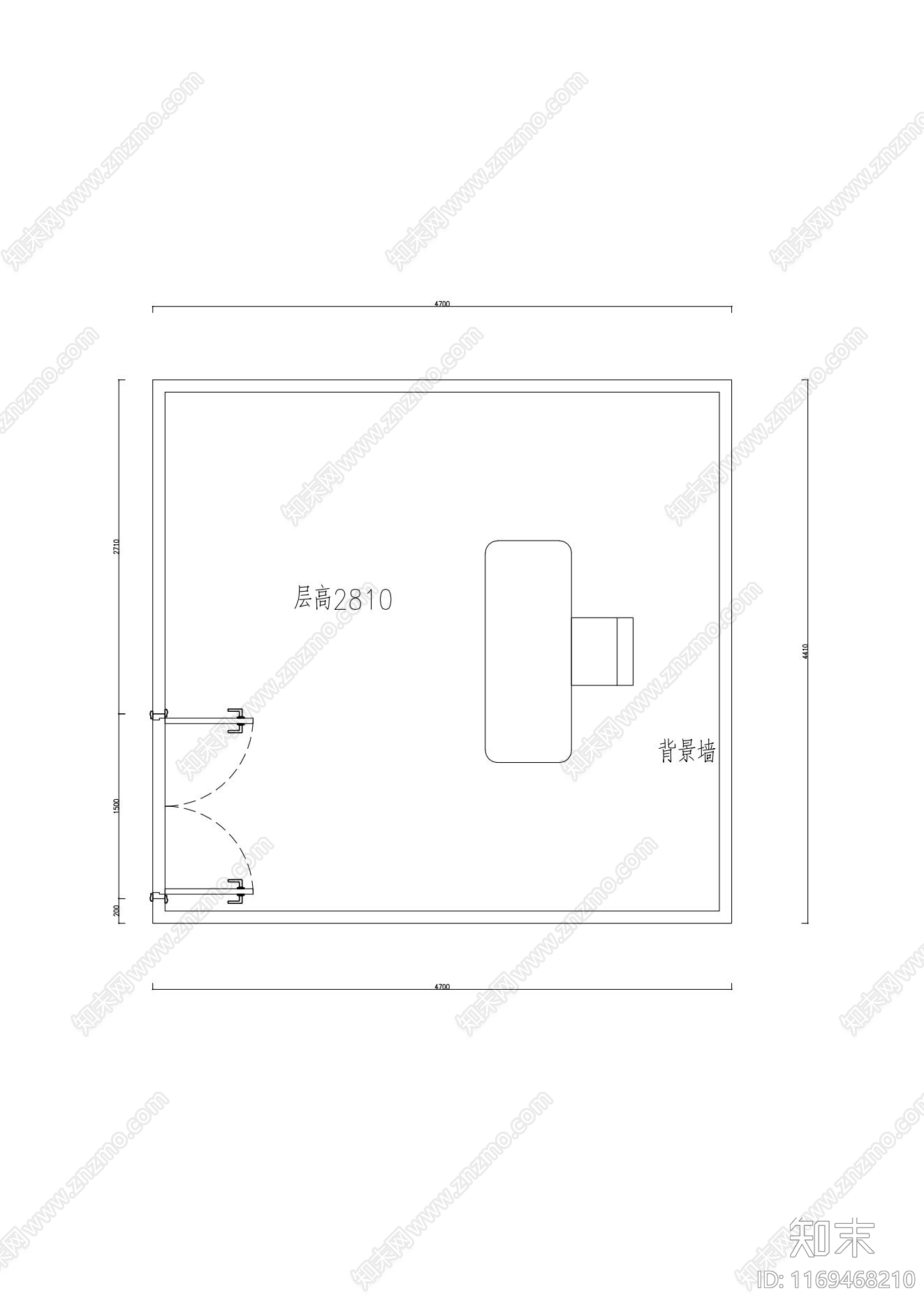 现代法式其他工装空间cad施工图下载【ID:1169468210】