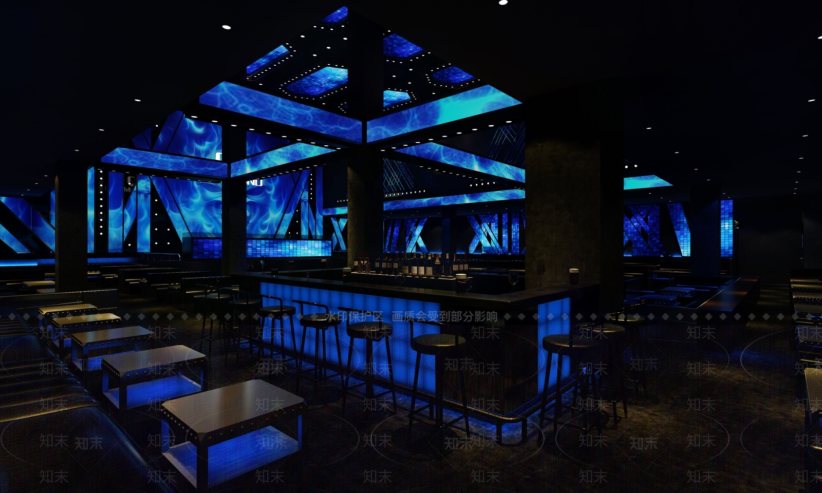 现代酒吧3D模型下载【ID:1169468533】