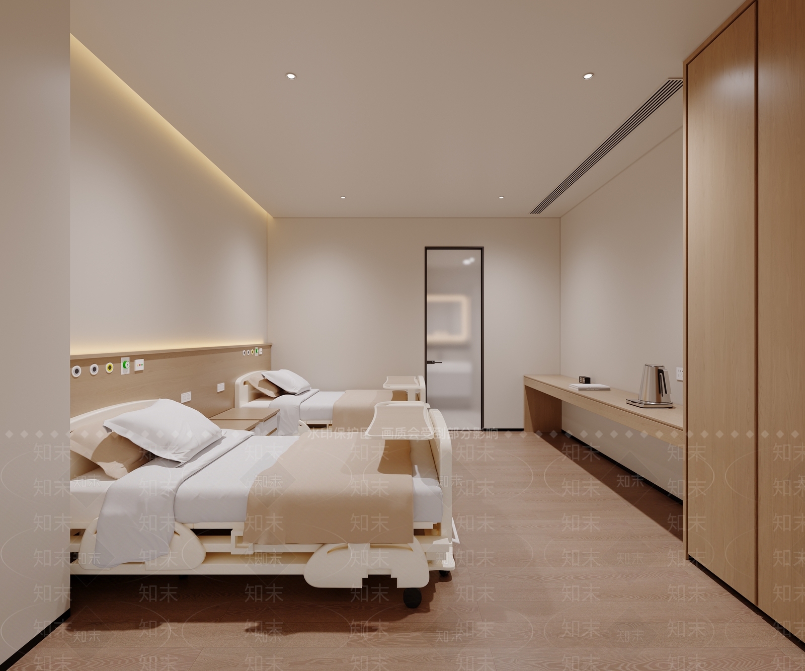 现代医院3D模型下载【ID:1169471051】