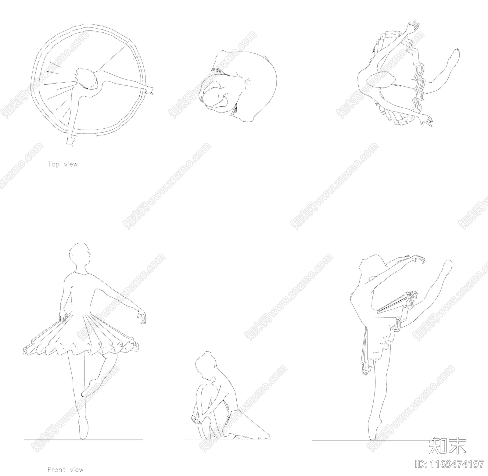 现代人物cad施工图下载【ID:1169474197】