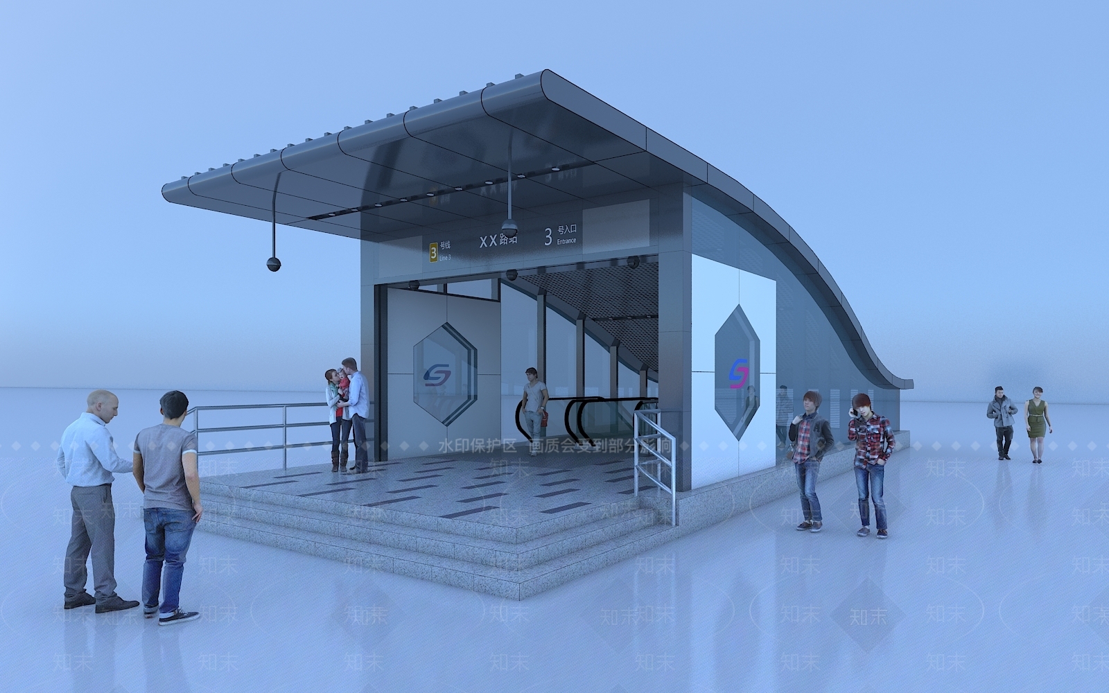 现代其他公共空间3D模型下载【ID:1169489732】