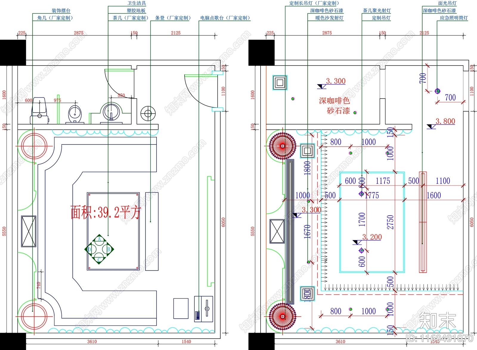 现代工装图库cad施工图下载【ID:1169491070】