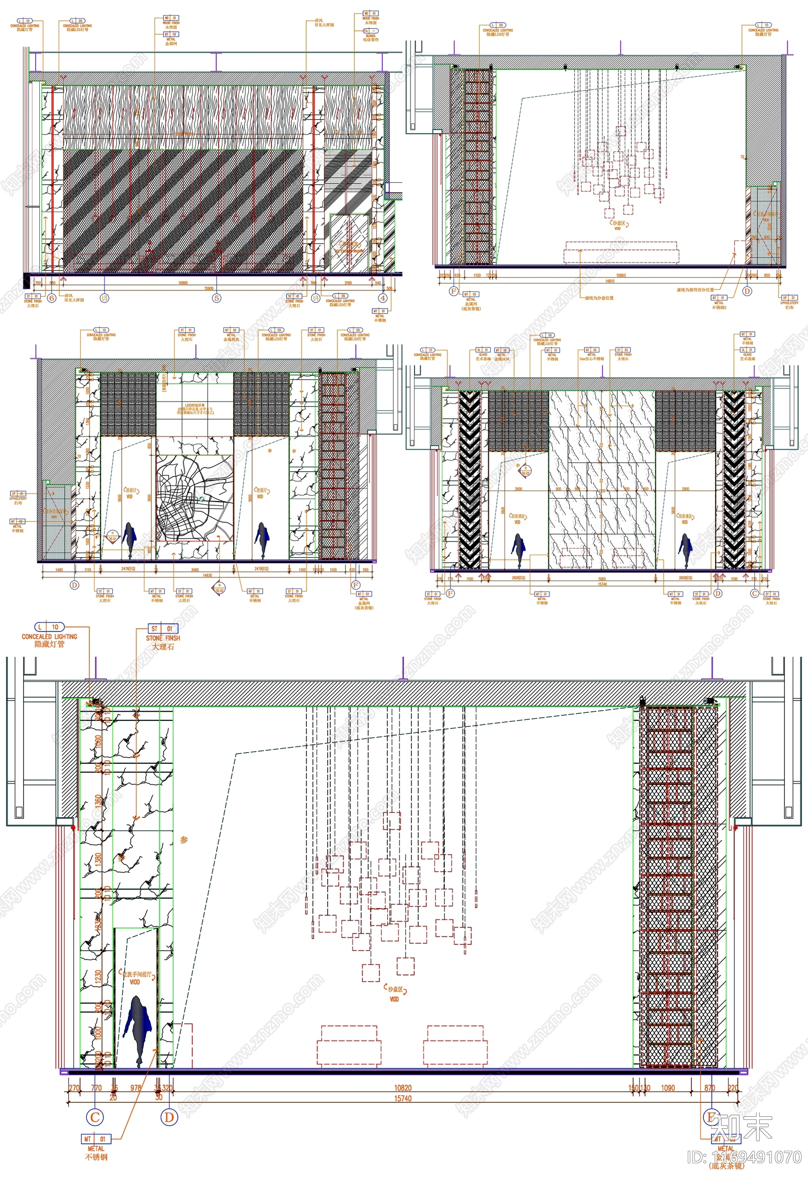 现代工装图库施工图下载【ID:1169491070】