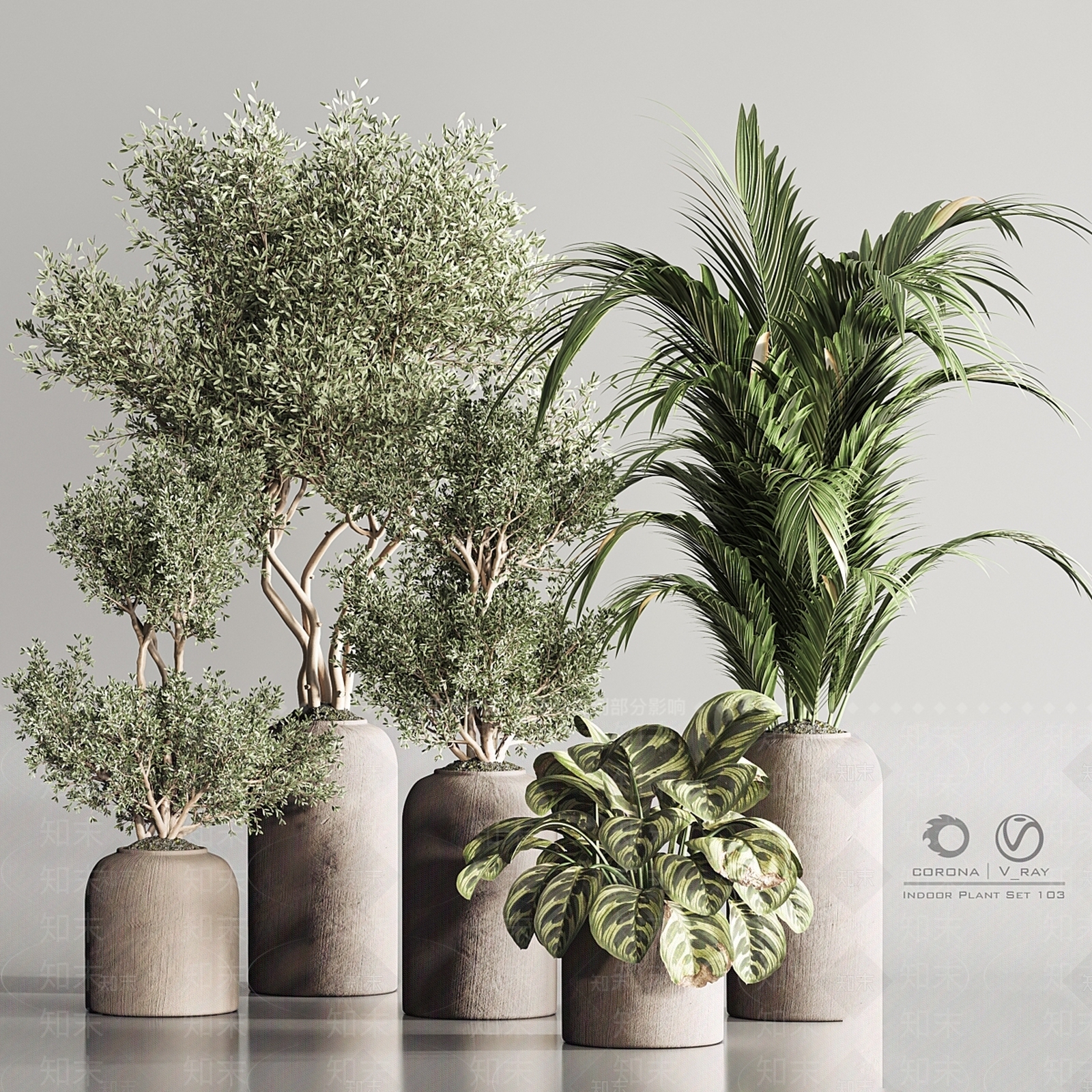 盆栽3D模型下载【ID:1169495689】