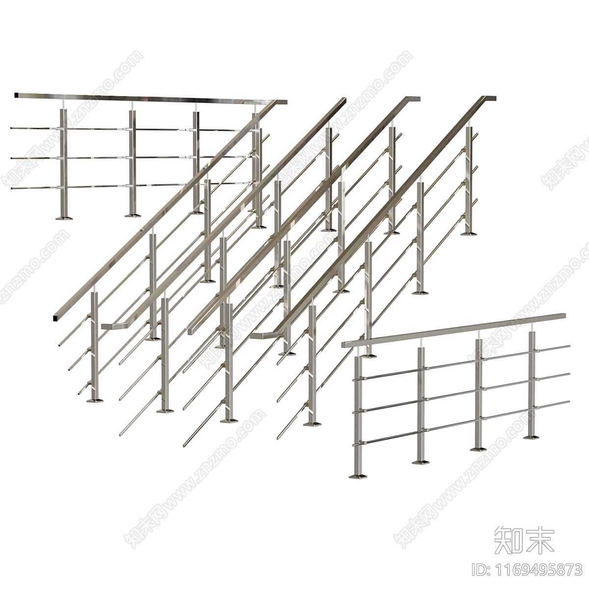 楼梯3D模型下载【ID:1169495873】