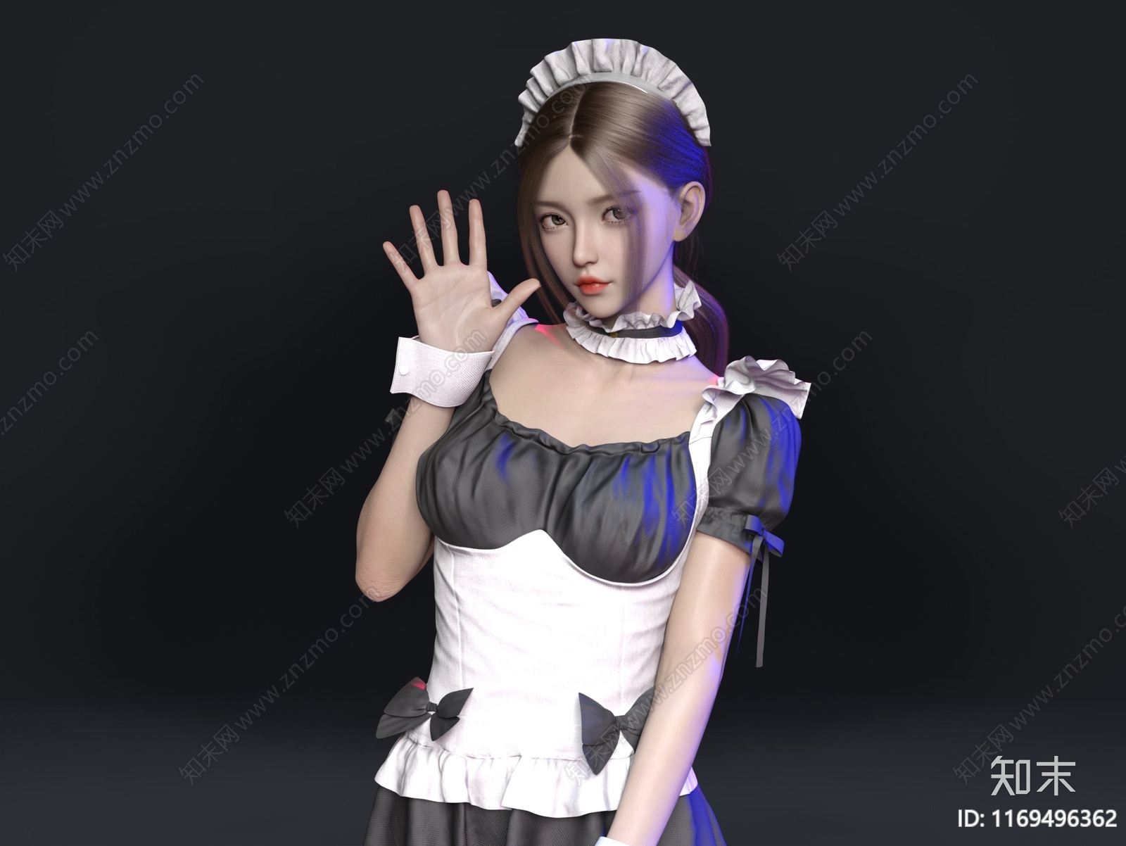 女人3D模型下载【ID:1169496362】