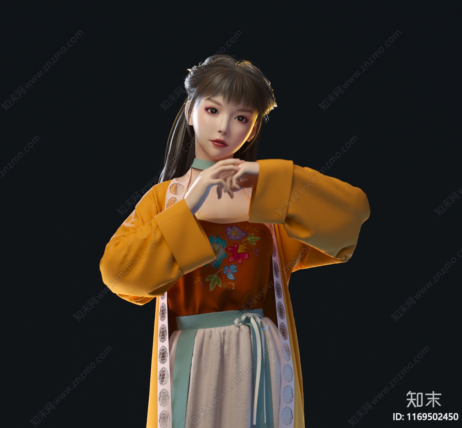 女人3D模型下载【ID:1169502450】