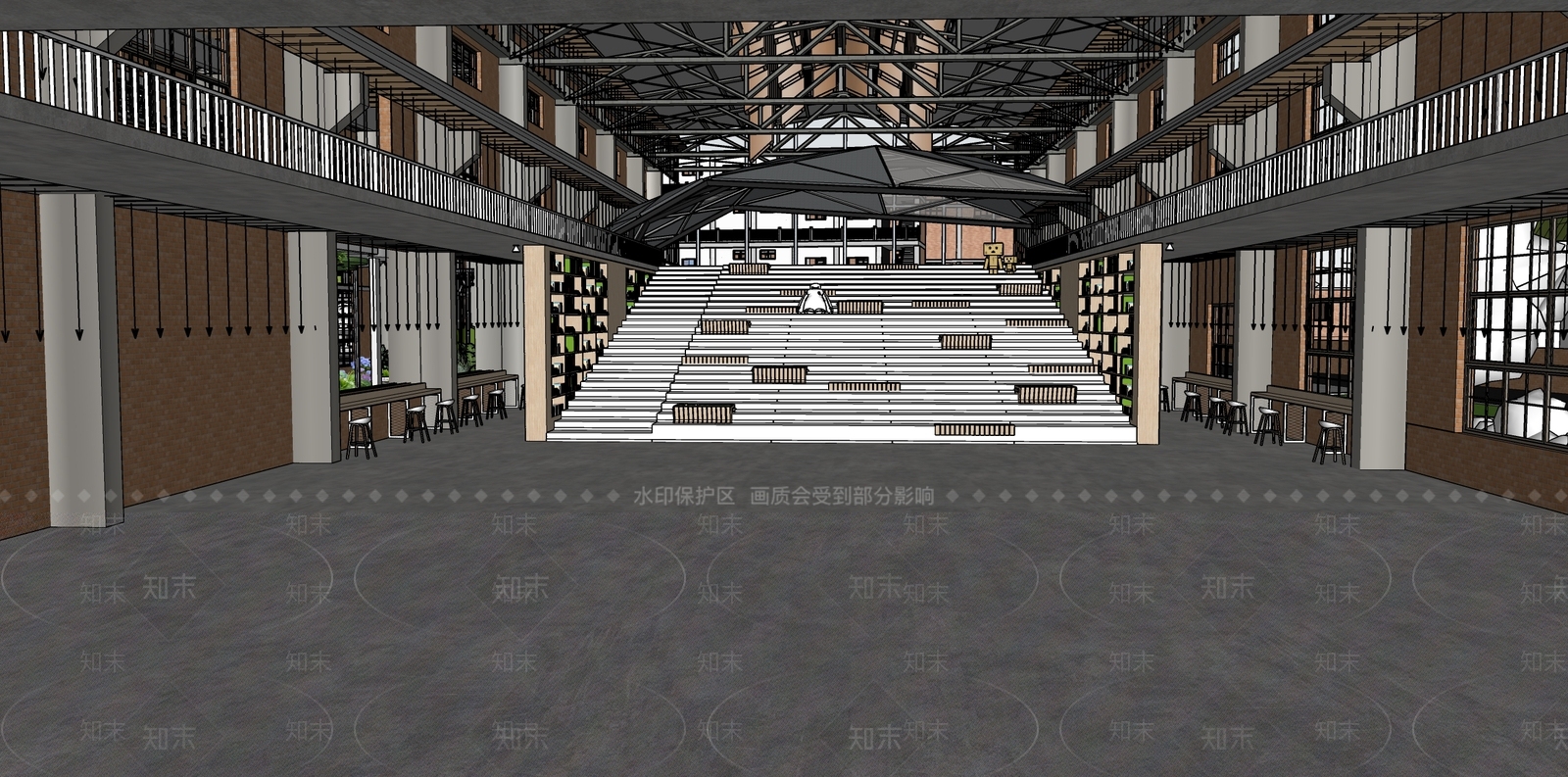 现代其他店铺SU模型下载【ID:1169502885】