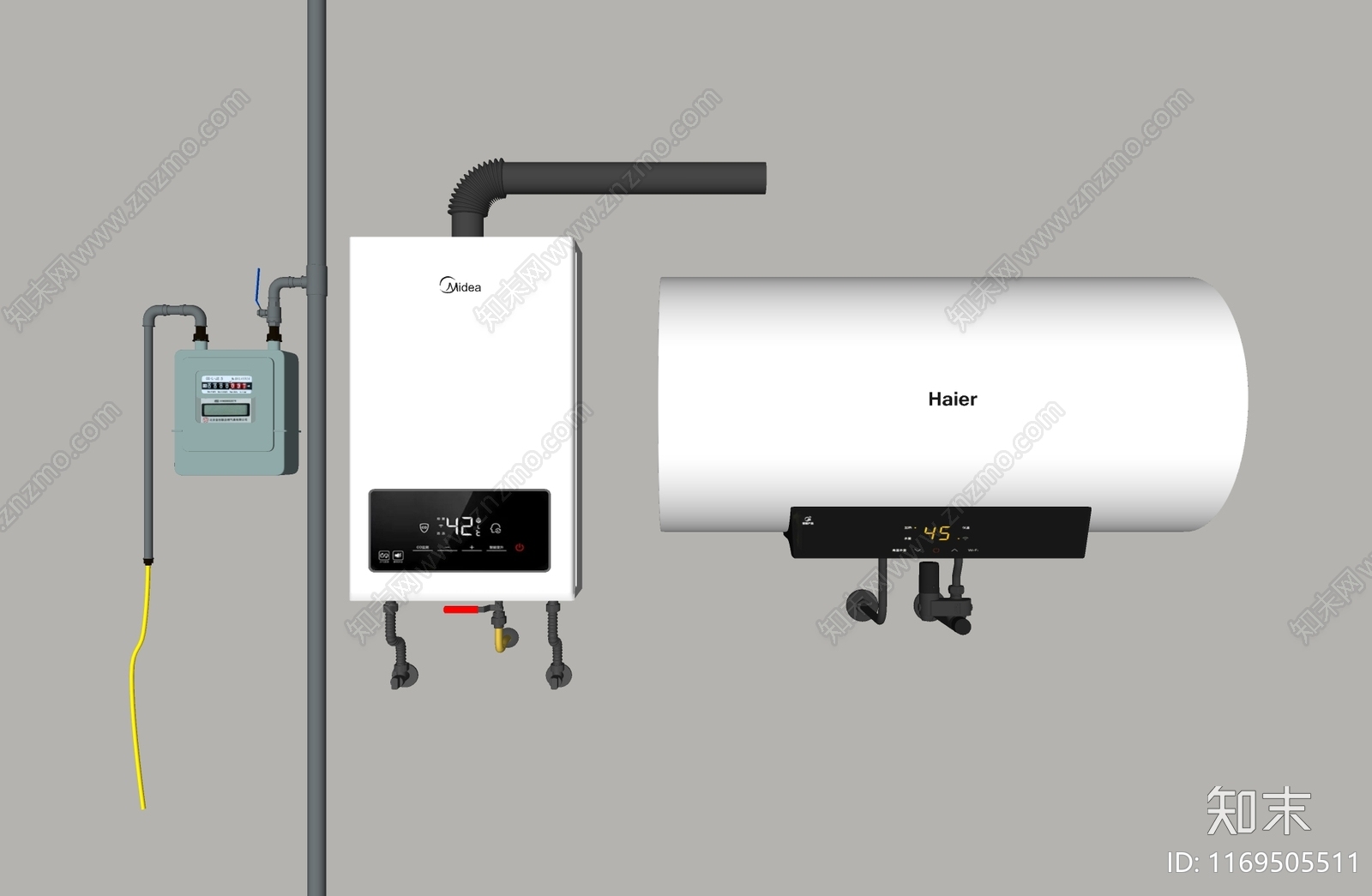 热水器SU模型下载【ID:1169505511】