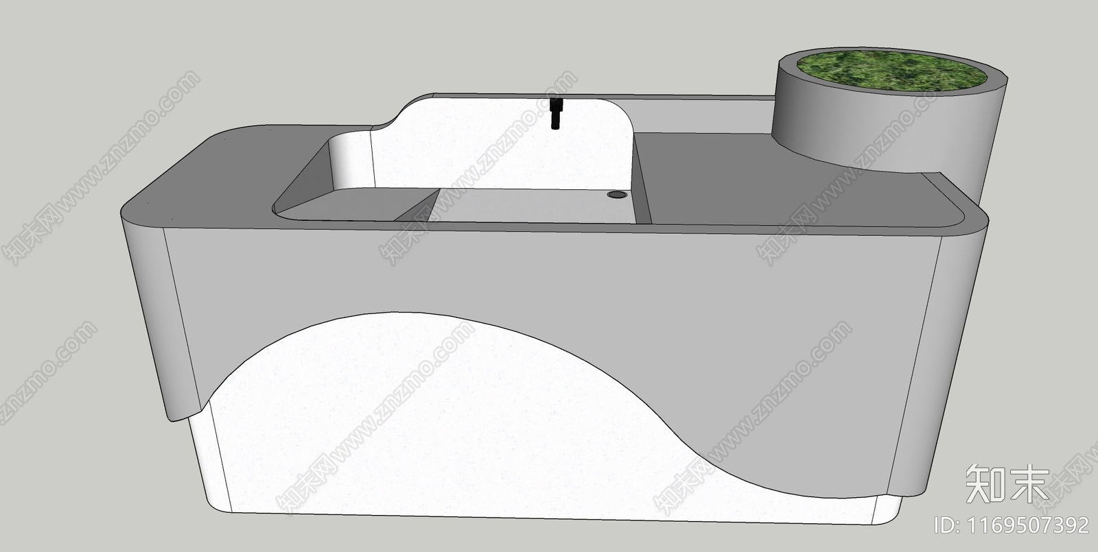 洗手台SU模型下载【ID:1169507392】