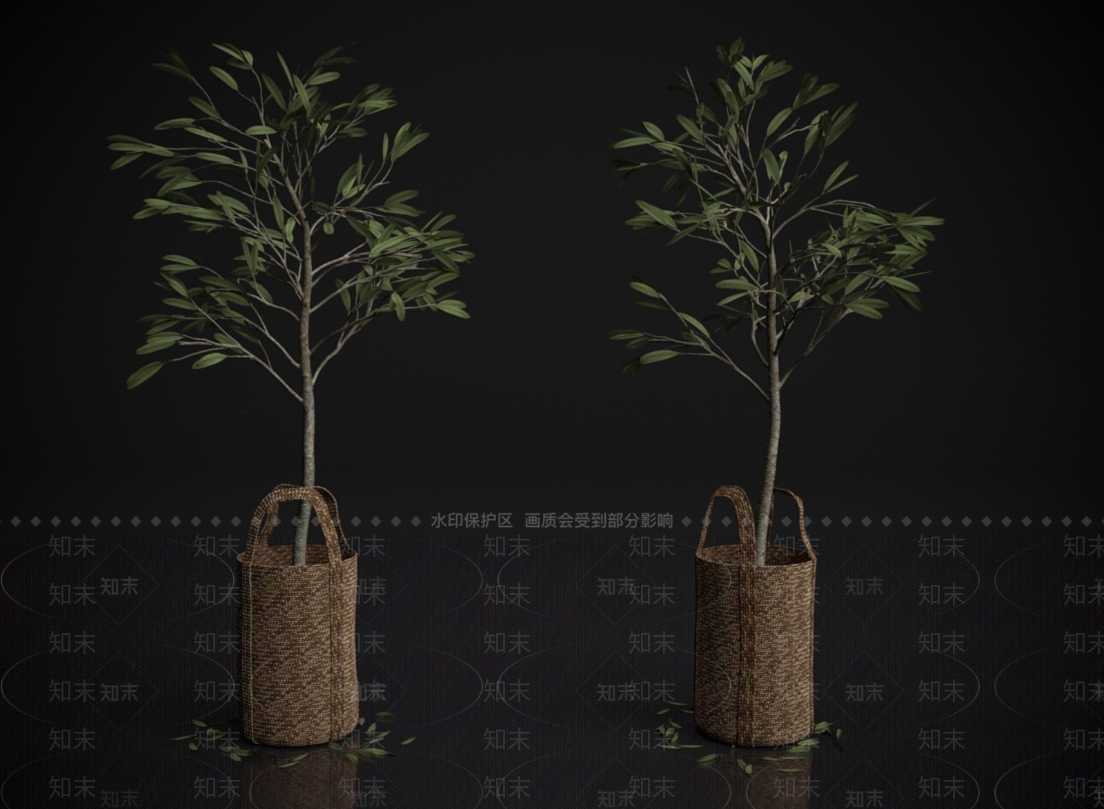 盆栽3D模型下载【ID:1169512133】