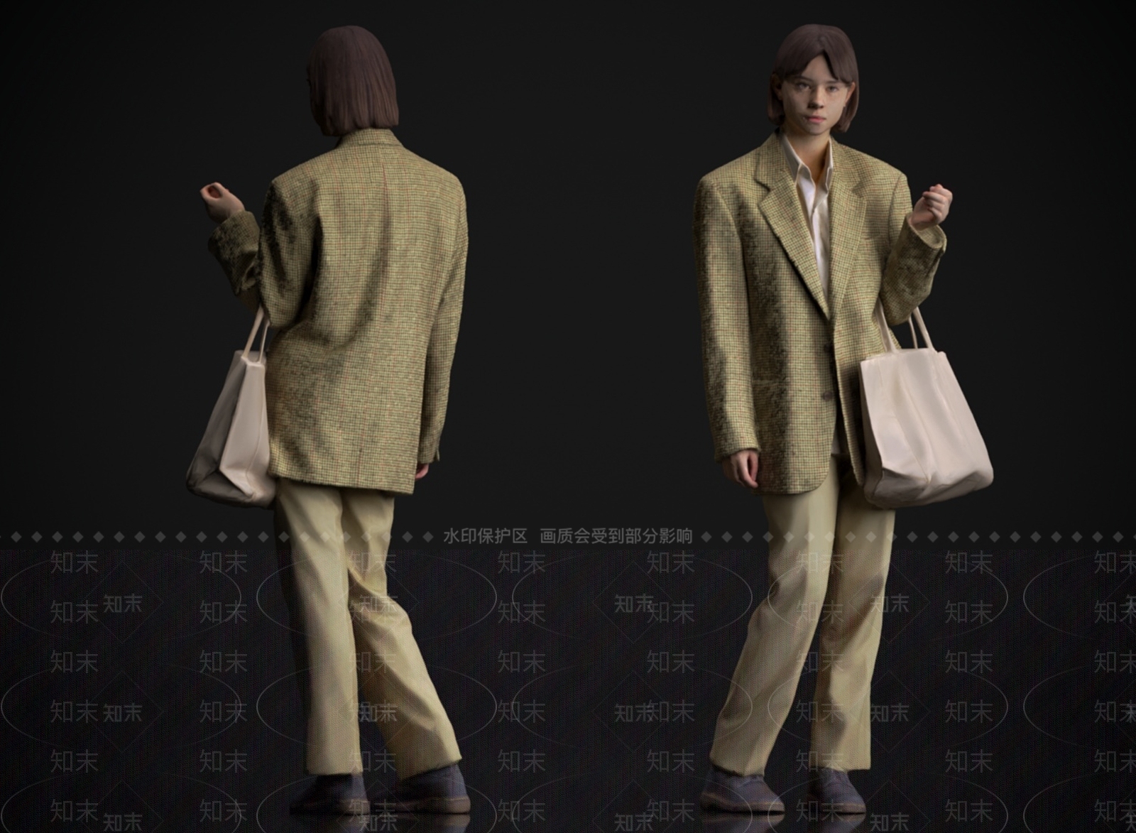 女人3D模型下载【ID:1169514238】