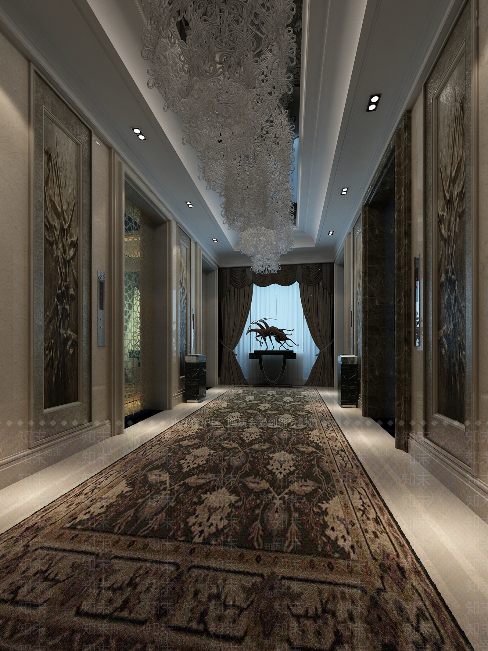 简欧其他娱乐空间3D模型下载【ID:1169515149】