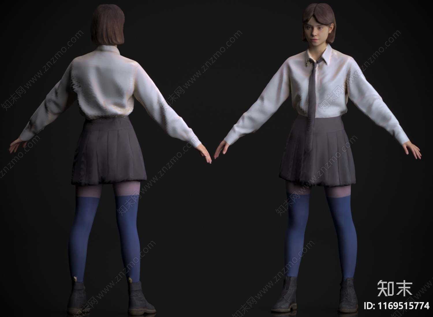 女人3D模型下载【ID:1169515774】