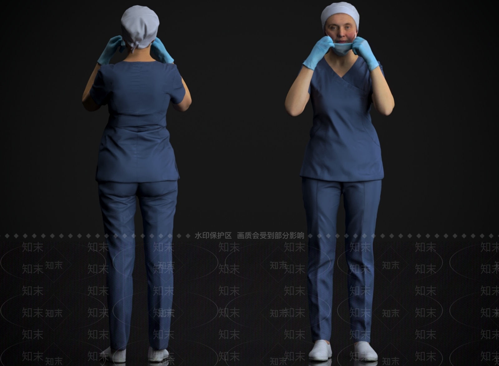 女人3D模型下载【ID:1169518479】