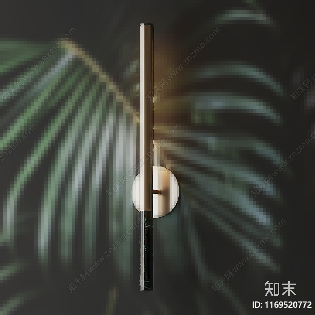 极简轻奢壁灯3D模型下载【ID:1169520772】