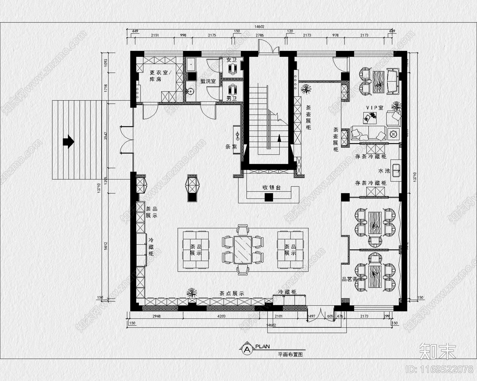 现代其他商业空间cad施工图下载【ID:1169522078】