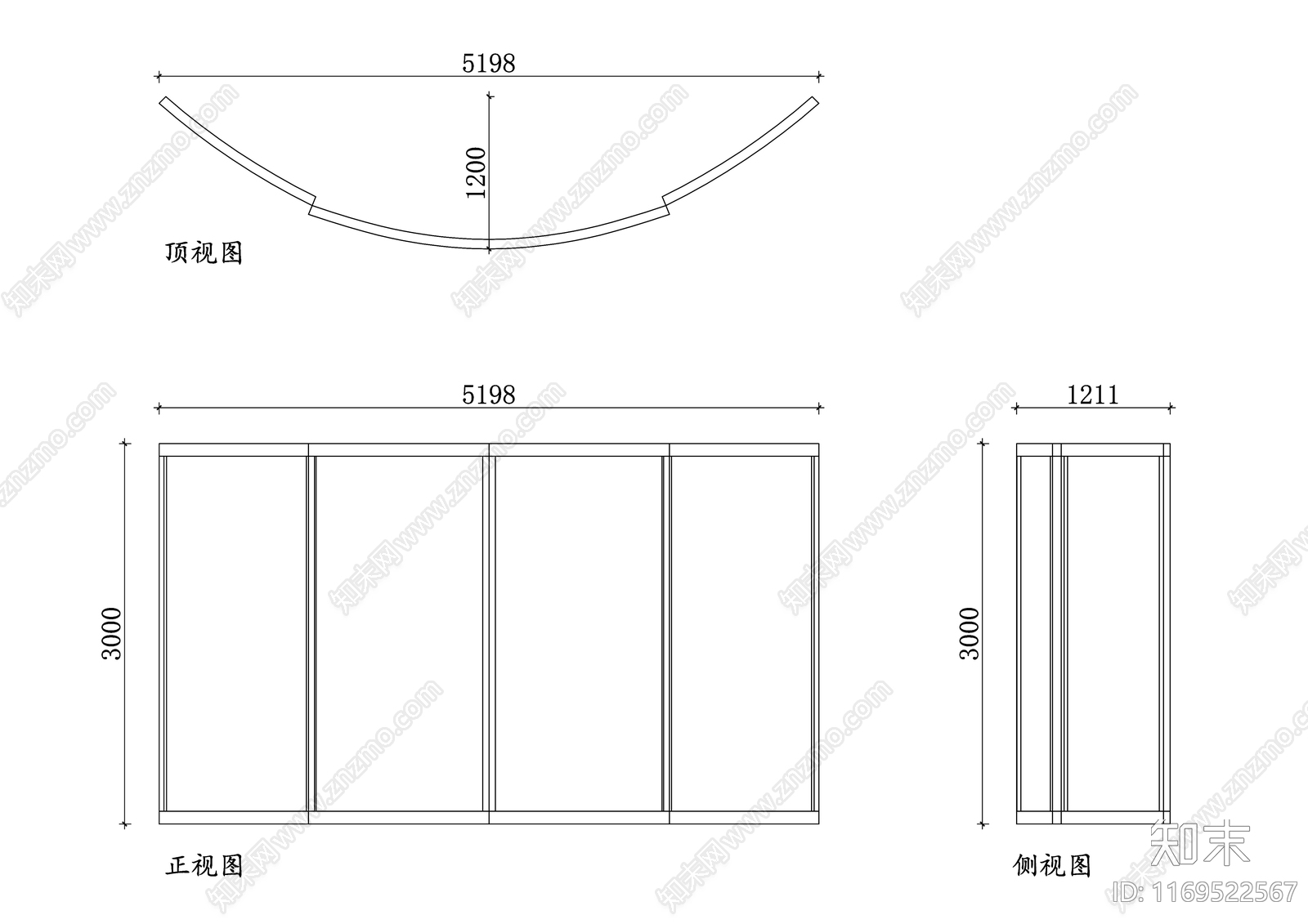 现代窗cad施工图下载【ID:1169522567】