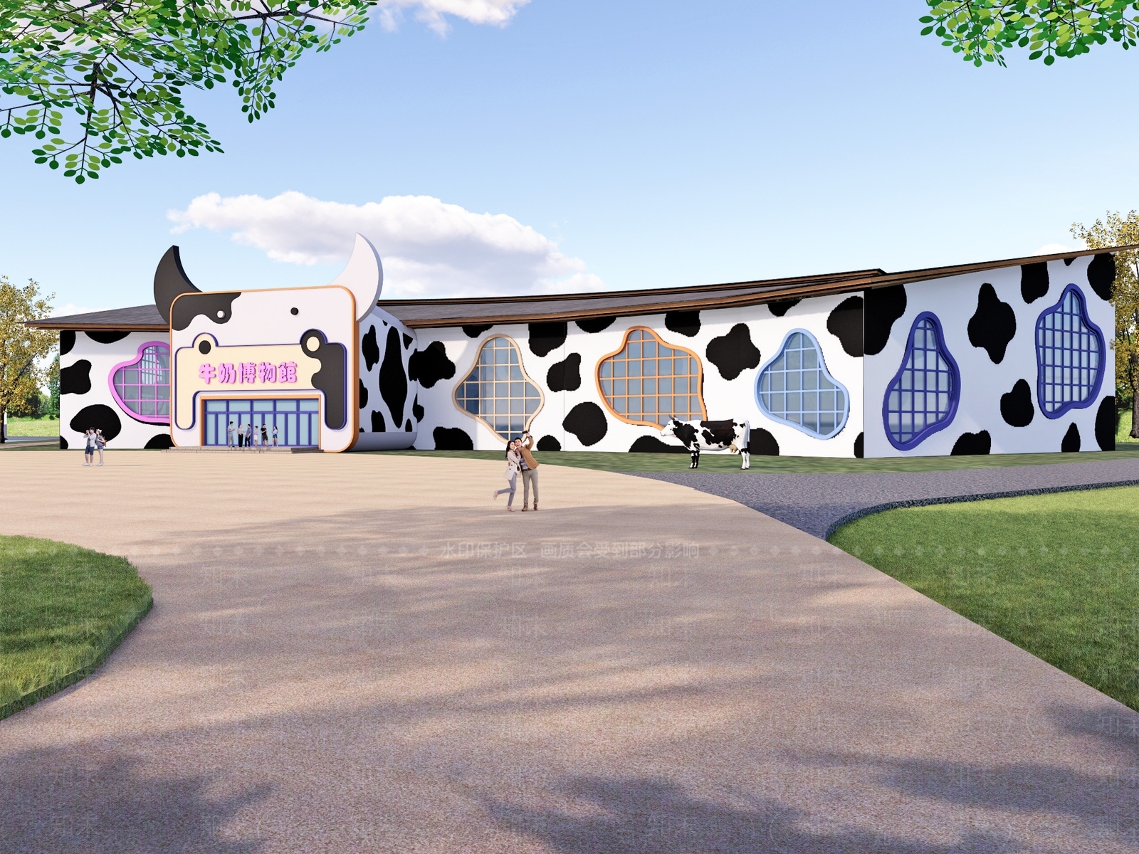 现代农场SU模型下载【ID:1169522897】