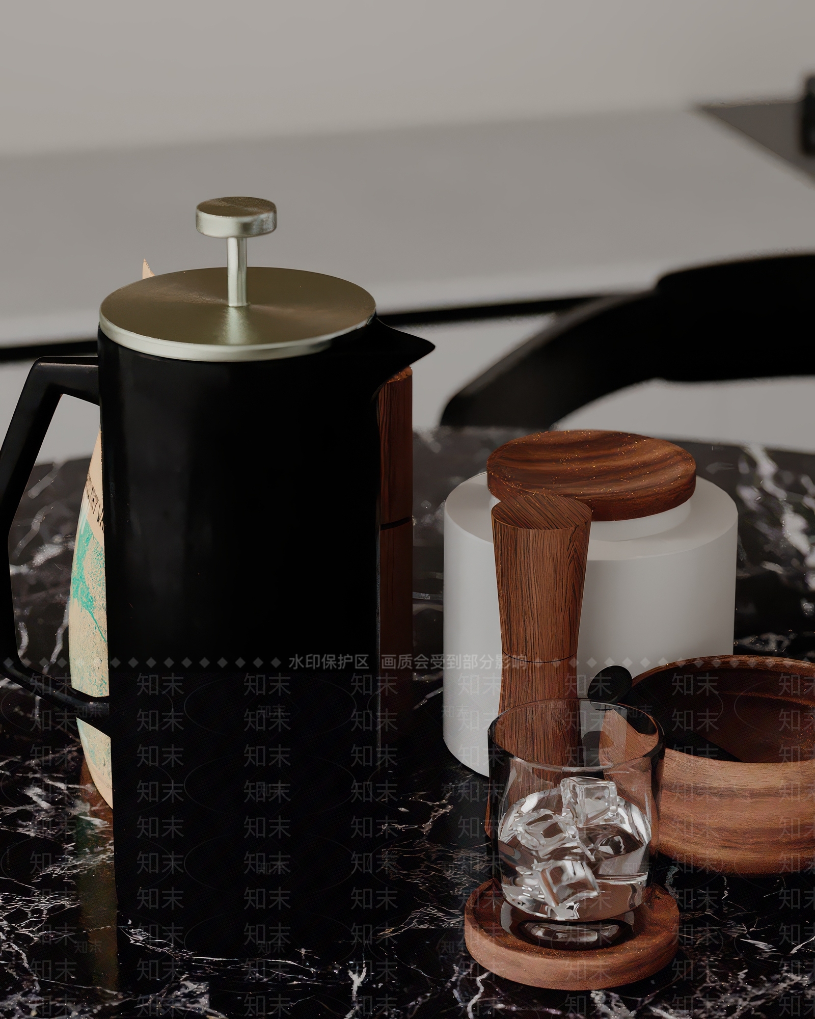 厨房用品3D模型下载【ID:1169523988】