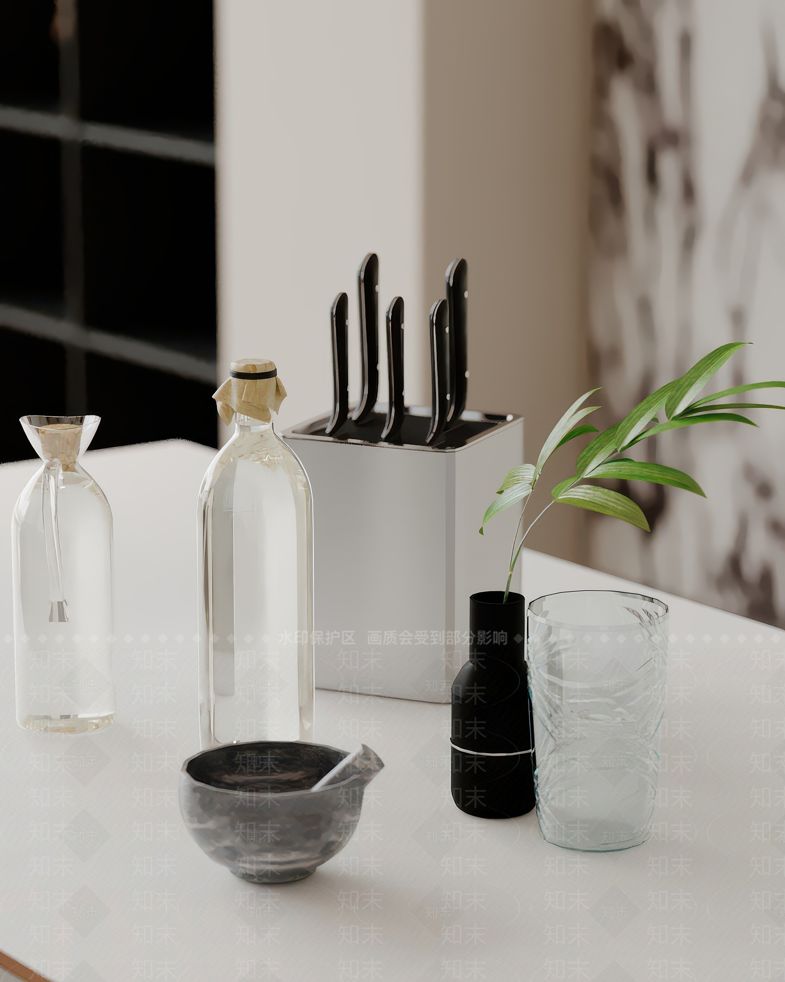 厨房用品3D模型下载【ID:1169525204】