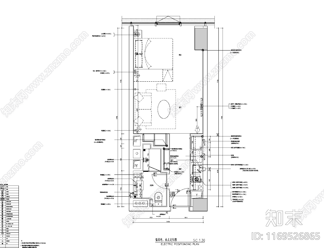 现代公寓cad施工图下载【ID:1169526865】