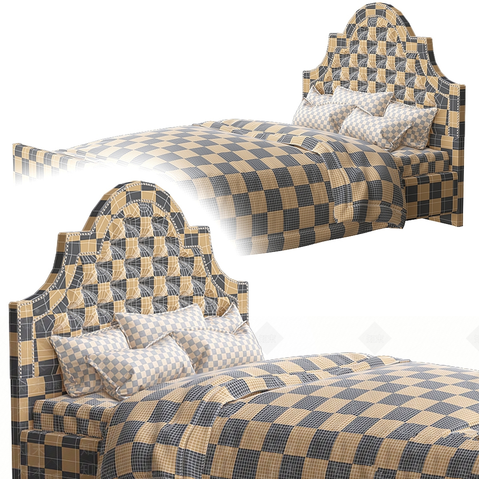 儿童床3D模型下载【ID:1169528270】