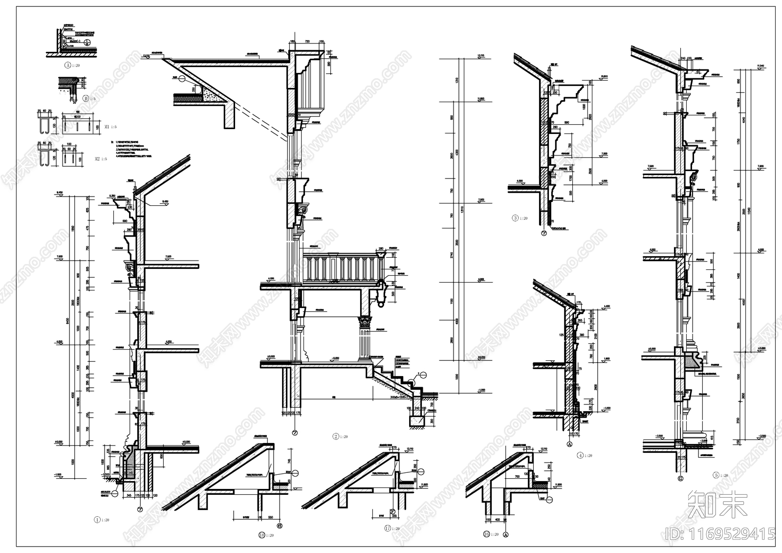 现代别墅建筑cad施工图下载【ID:1169529415】