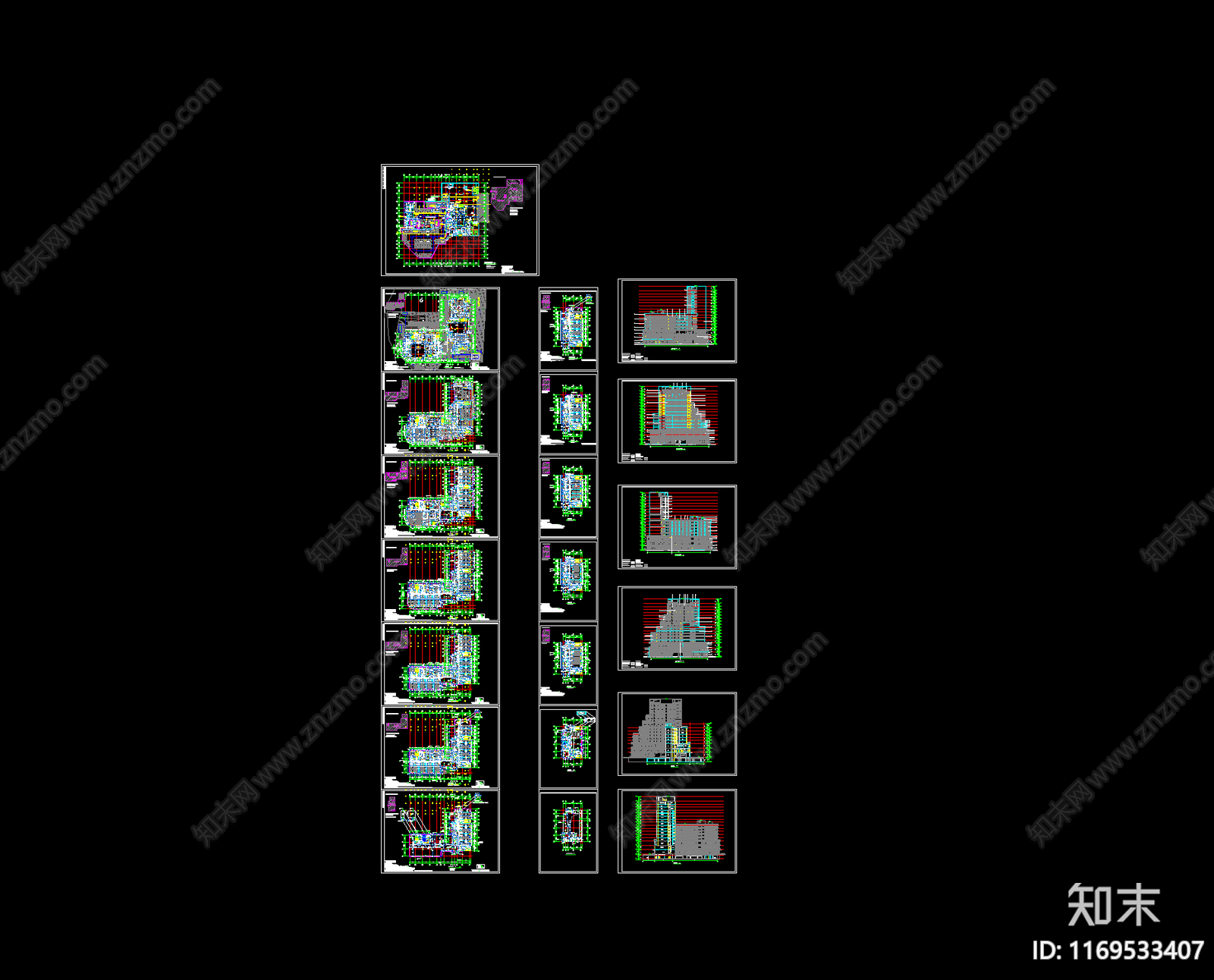 现代其他公共建筑cad施工图下载【ID:1169533407】