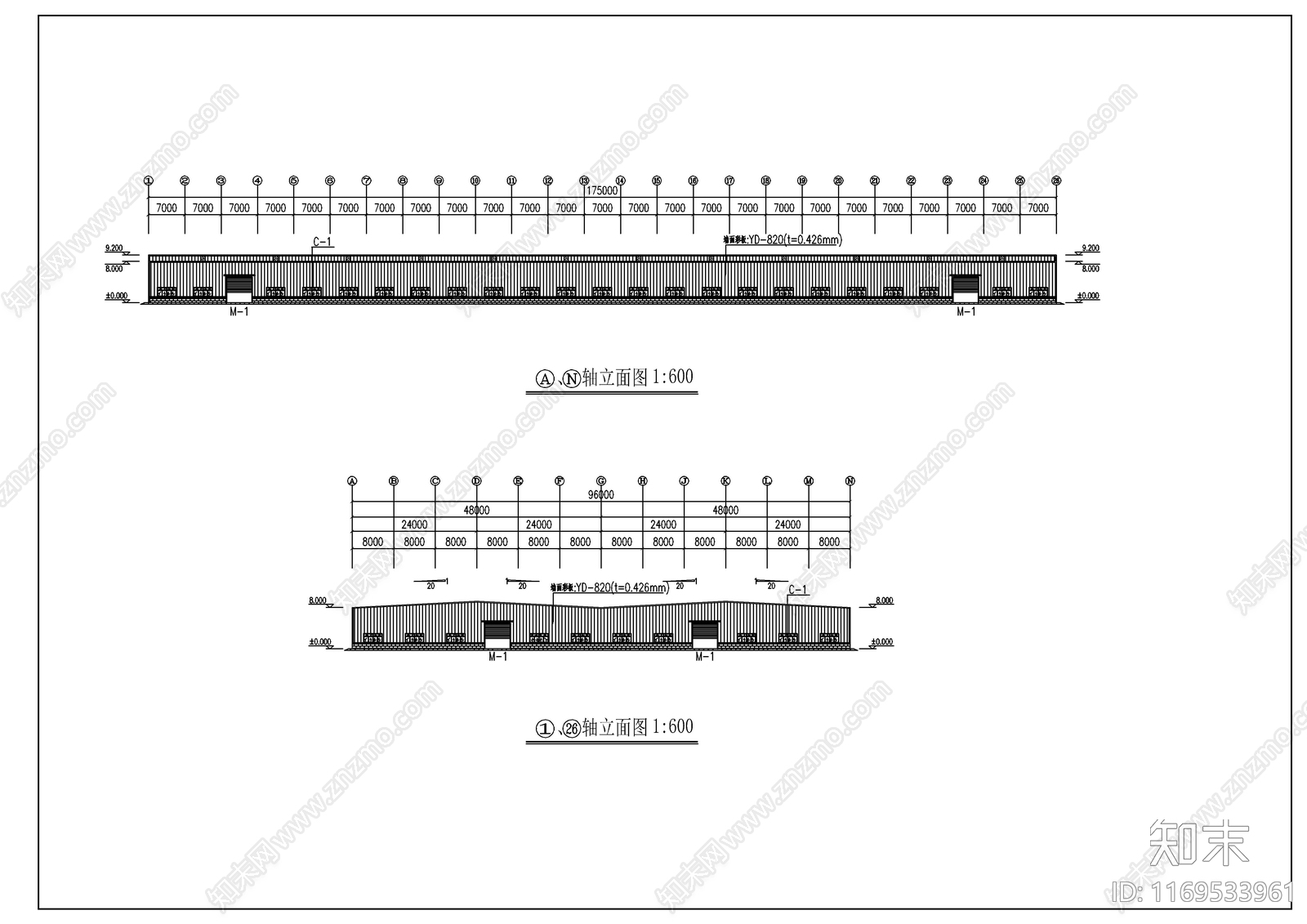 钢结构cad施工图下载【ID:1169533961】