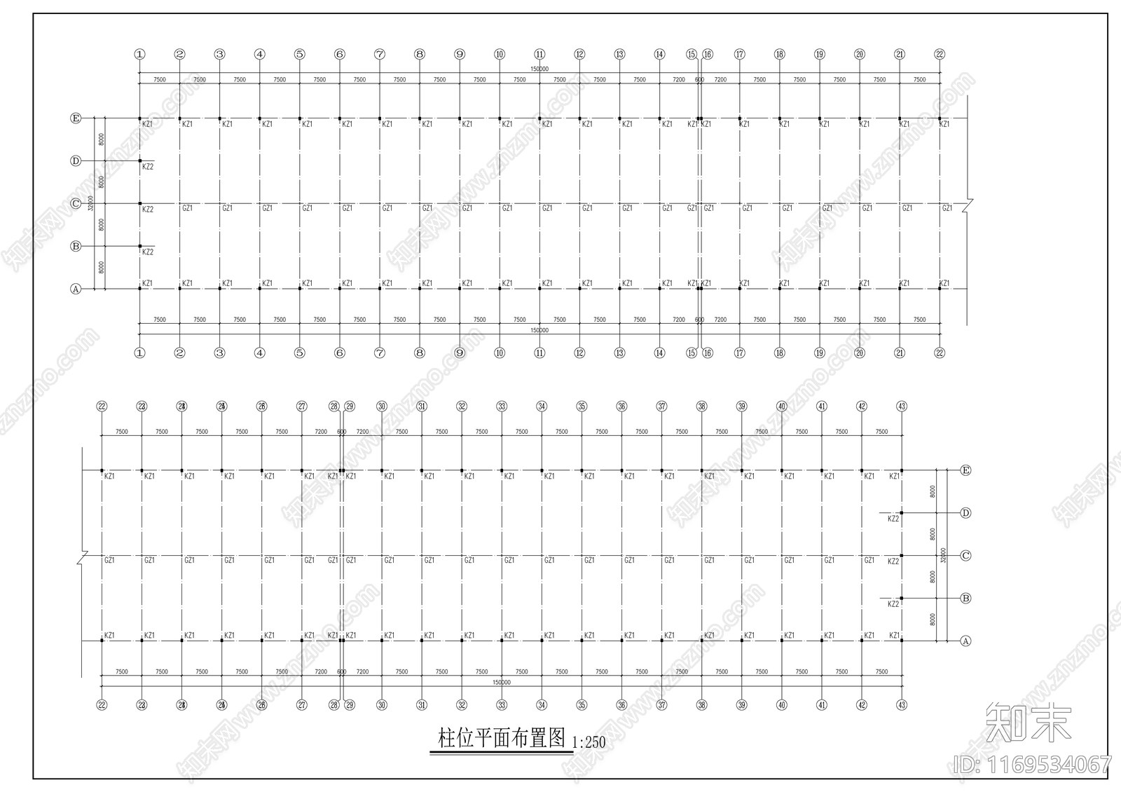钢结构cad施工图下载【ID:1169534067】