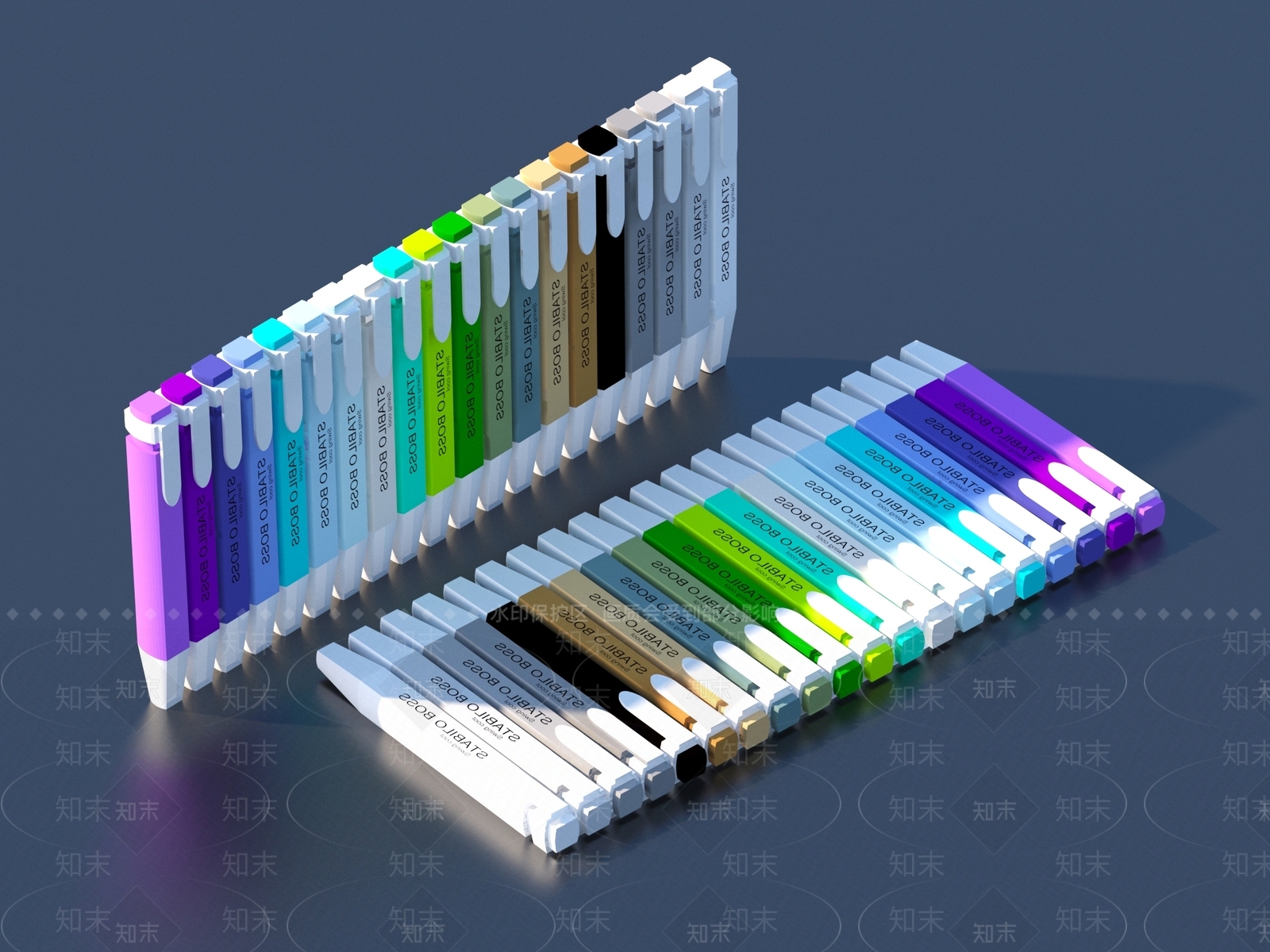 办公用品3D模型下载【ID:1169540423】