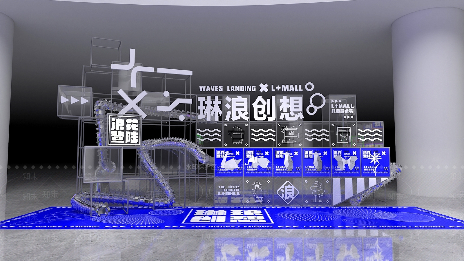 现代商场3D模型下载【ID:1169541101】