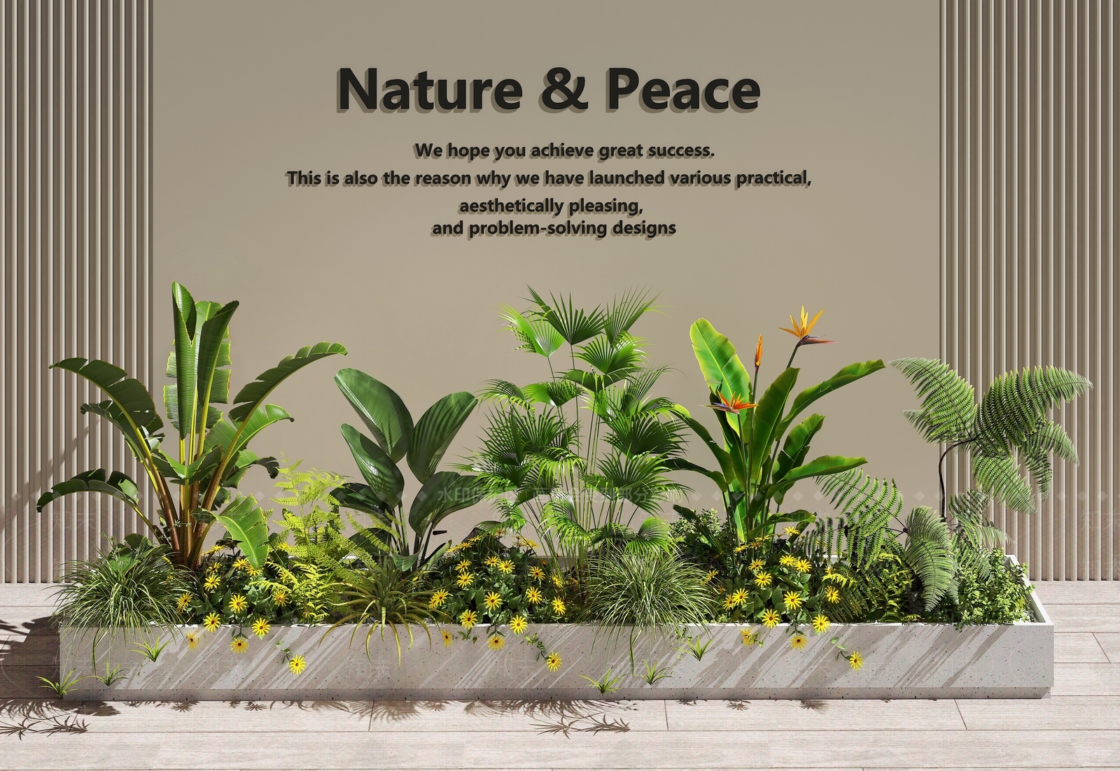 植物堆3D模型下载【ID:1169542858】
