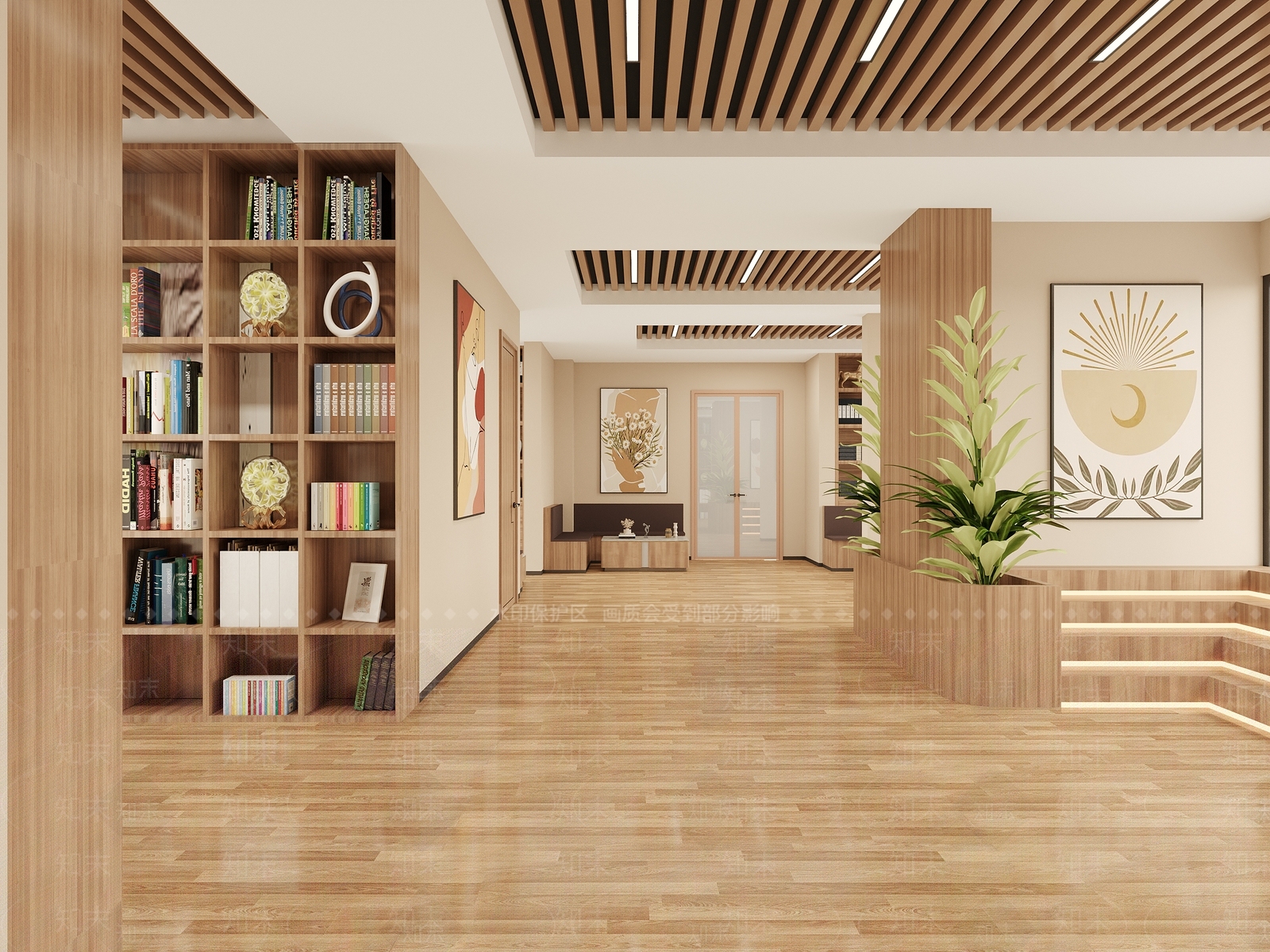 现代休息区3D模型下载【ID:1169543849】