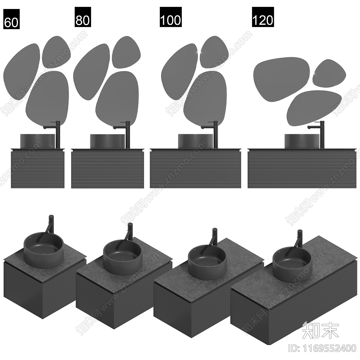 洗手台3D模型下载【ID:1169552400】