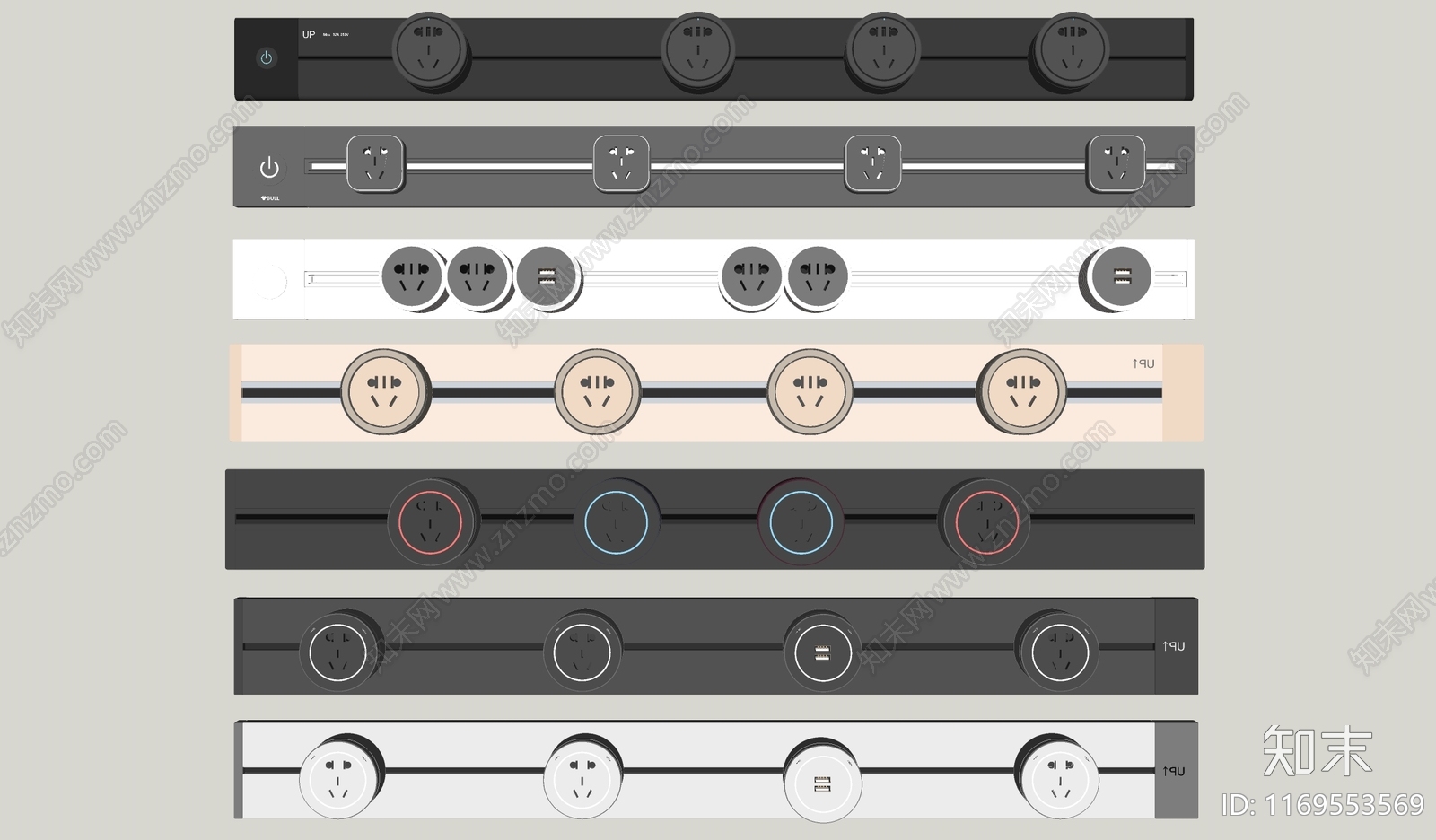 现代插座SU模型下载【ID:1169553569】