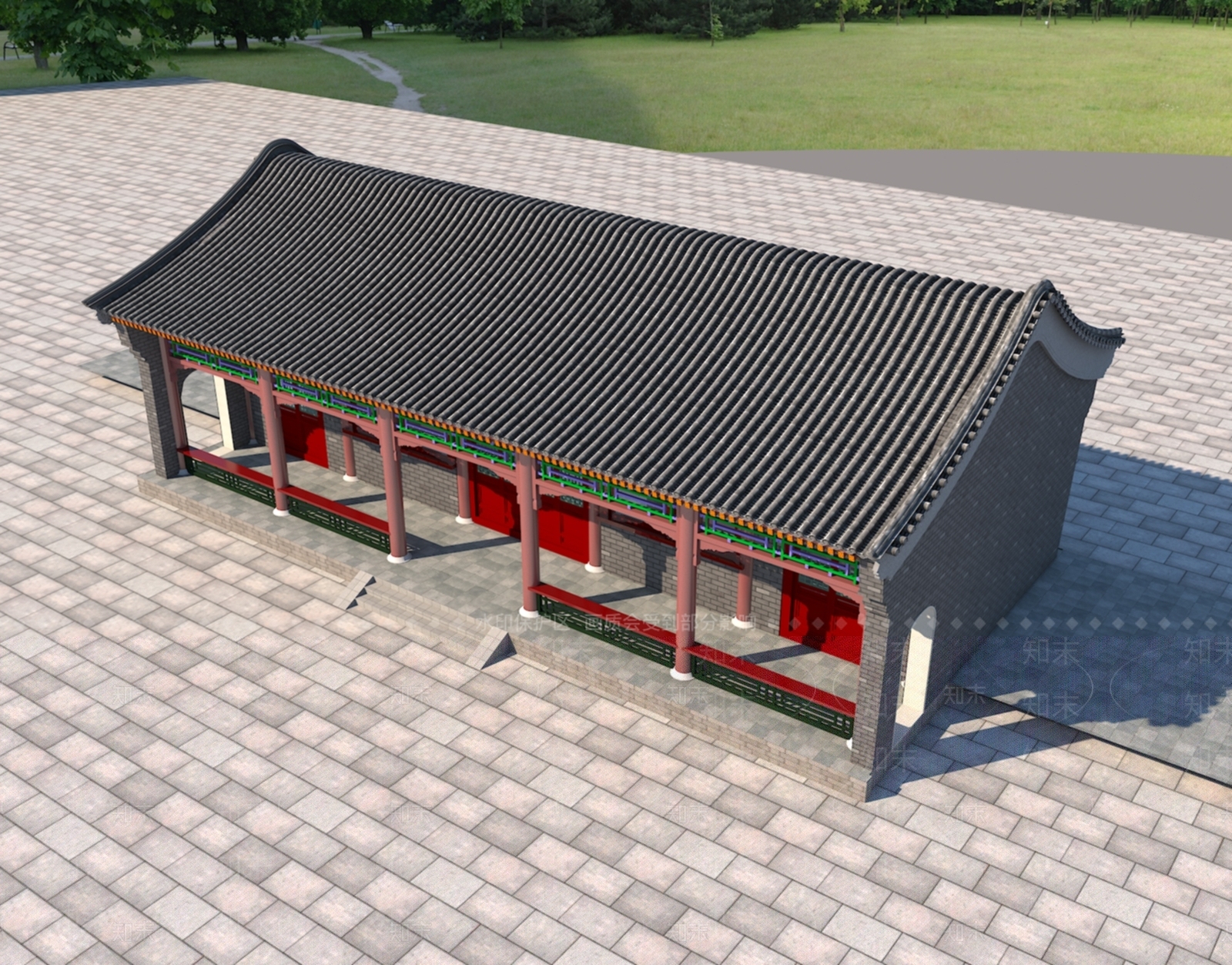 中式新中式古建3D模型下载【ID:1169556997】