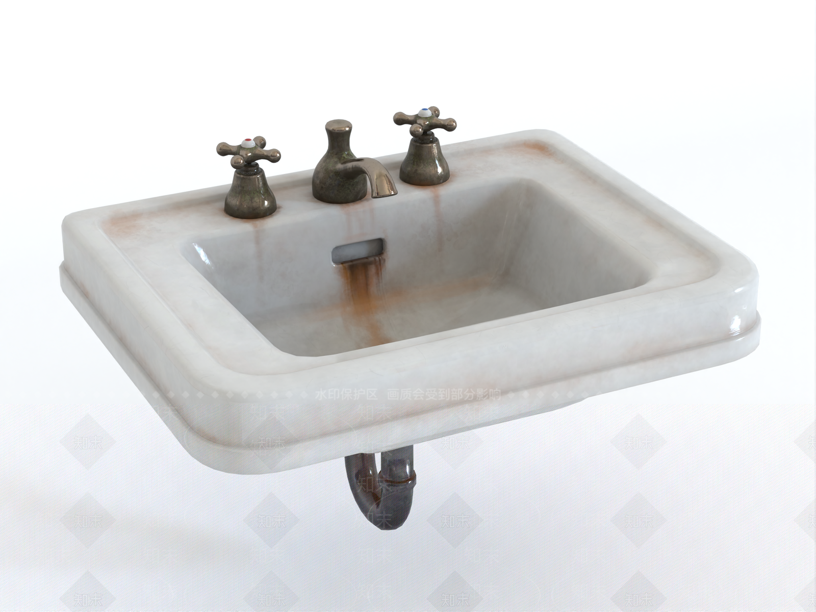水槽3D模型下载【ID:1169559115】