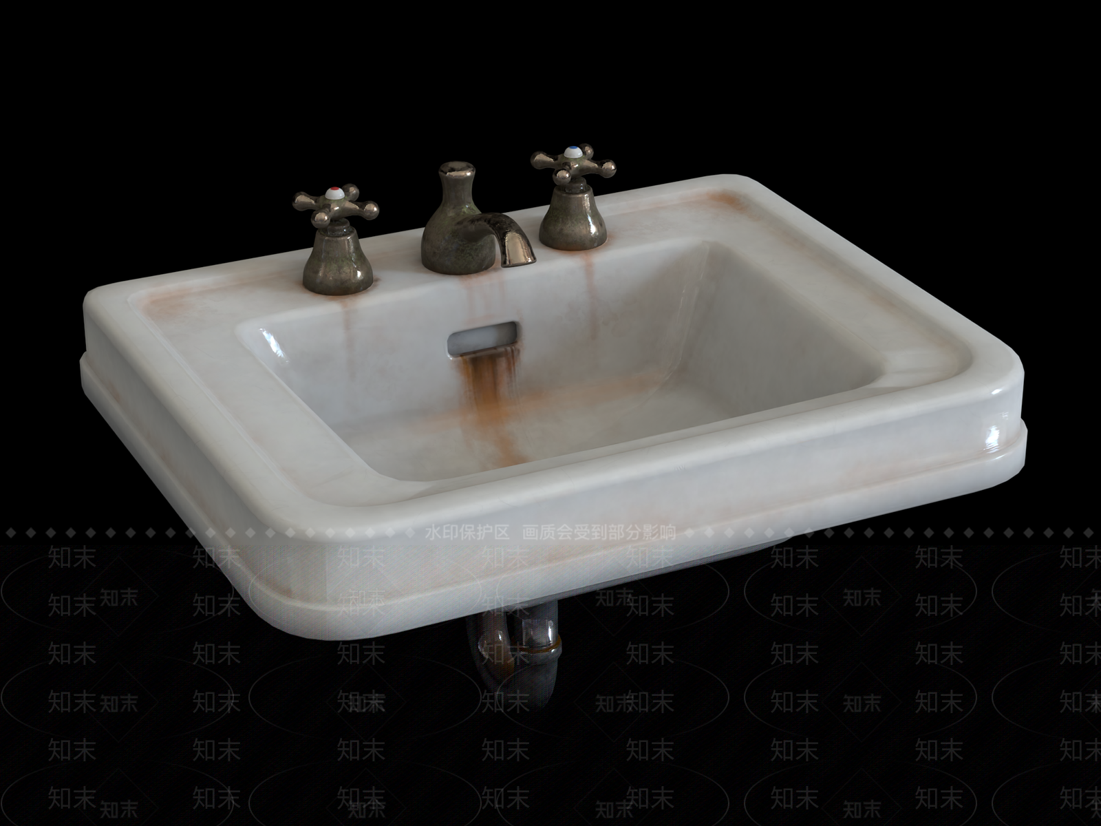 水槽3D模型下载【ID:1169559115】